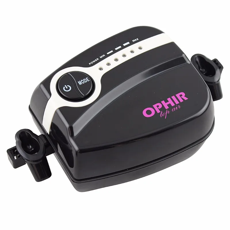 OPHIR 0.3 мм двойного действия Аэрограф Комплект с 5-Регулируемая воздушный компрессор для ремесел хобби Временные татуировки Дизайн ногтей_ ac094+ 004a