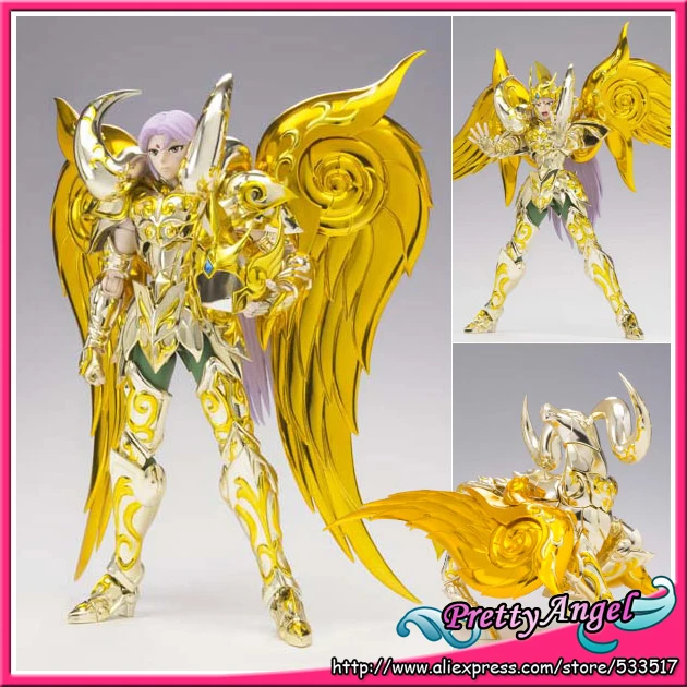 PrettyAngel подлинный бандай из ткани Saint Seiya Миф EX Soul of Gold God Ares Mu экшн фигурка|soul gold|bandai