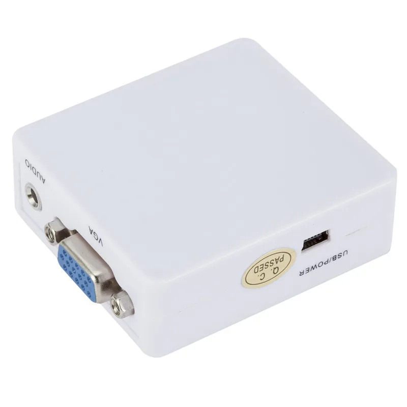  1080 P Mini HDMI a VGA Convertitore Adattatore con Audio HDMI2VGA HD Video Box Adattatore Per Xbox3