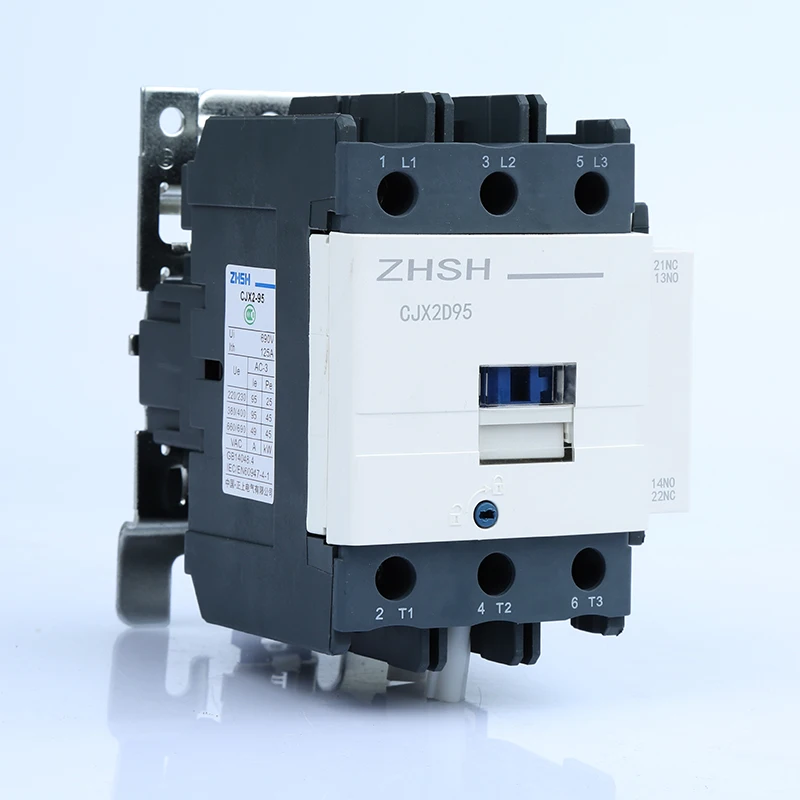 

CJX2-95 AC Contactor household motor controller 95A switches 3 pin rail modular contactor coil voltage 110V 50HZ 60HZ