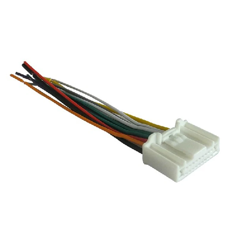 Car audio wiring harness stereo wire with radio antenna
