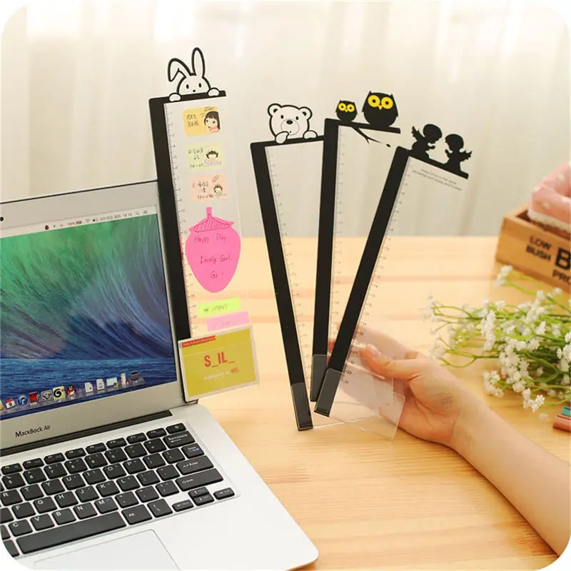 Acrylic Computer Display Screen Sticker Sticky Notes with Phone Holder Bookmark Notes Message Board Home Decorative Boards