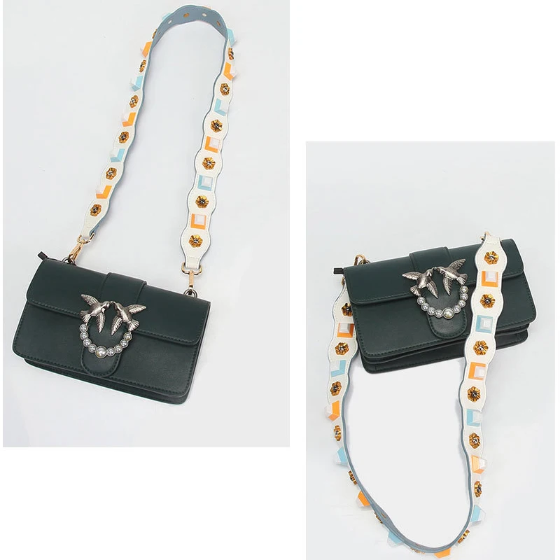 90cm Women Shoulder bags Strap Replacement PU Leather Messenger Bag Straps Belt Accessories for Women Bag Black Blue Green White