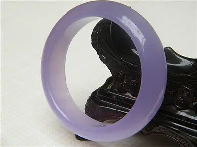 

Free Shipping >> new hot VINTAGE CHINA FASHION BEAUTIFUL LAVENDER PURPLE JADE GEMS BANGLE BRACELET 58MM