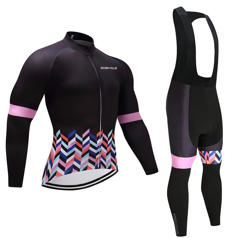 

2018 Winter TEAM CYCLING Jersey 9D gel pad bike Pants set ropa ciclismo Thermal Bicycle Maillot Culotte women cycling Wear
