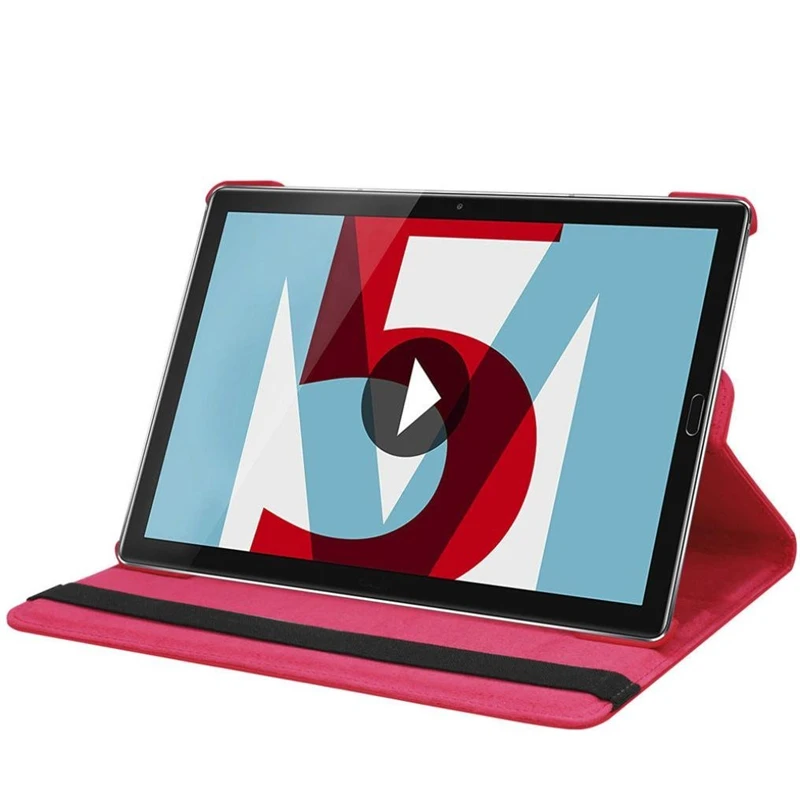 US $234.00 50Pcslot For Huawei M5 108360 Degree Rotating Smart PU Leather Protective Case For Huawei MediaPad M5 108 inch Tablet