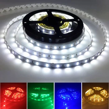 

LED Strip Light DC12V 5M 300 Leds 3528 SMD Flexible Strip Lamp Cool White Warm white Red Green Blue Color Decoration Lamp Tape