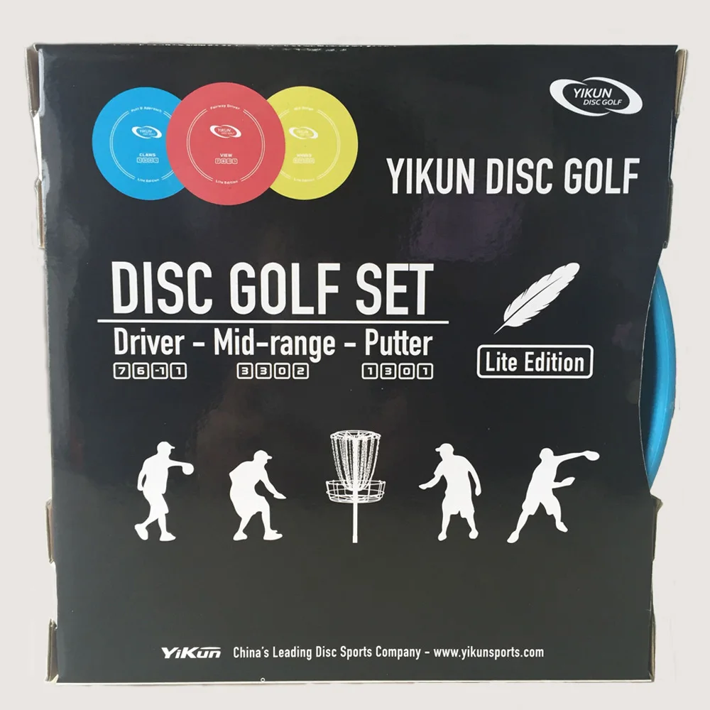 PDGA одобрение Lite Eidition диск Golf Setl драйвер Mid range Putter 3 в 1 Уровень входа|level| |