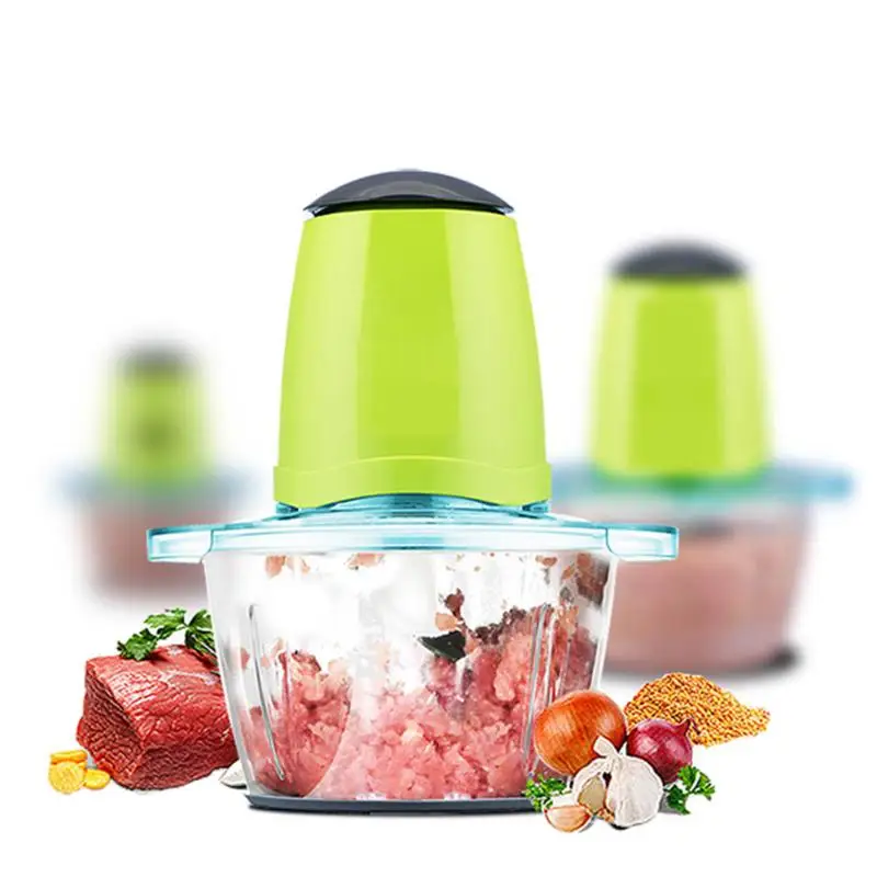 EU 2.0L Large Capacity Household Glass & Stainless steel electric meat
