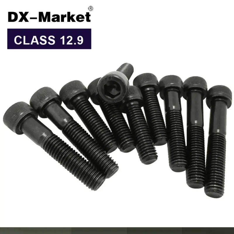 

m8 Hex Socket screws , m8 DIN912 Metric Thread Black class 12.9 Alloy Steel Hex Socket Head Cap bolt m8 bolt 10mm-300mm