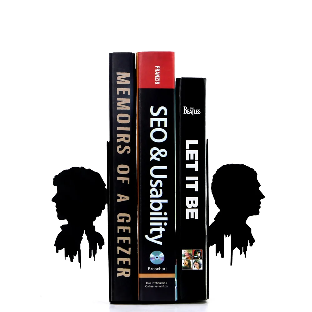 

2pcs/set Holmes with Sherlock Bookends Creative Book Stand Study Room Table Personality Decoration