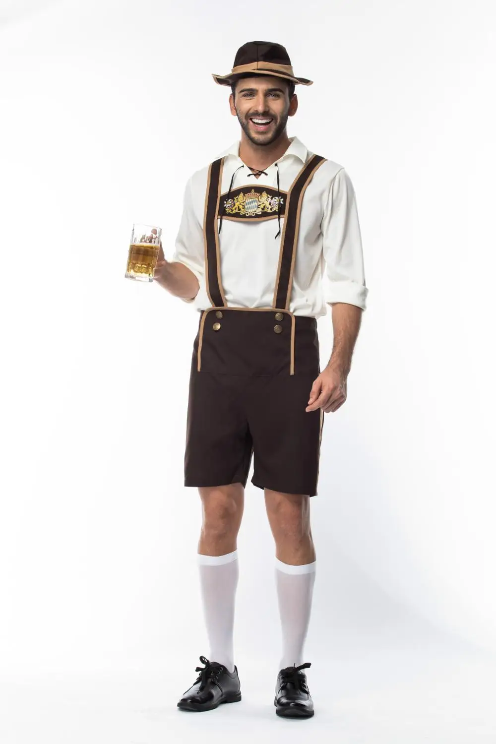 Men Women Lederhosen Oktoberfest Costume Octoberfest Bavarian German Beer Hats