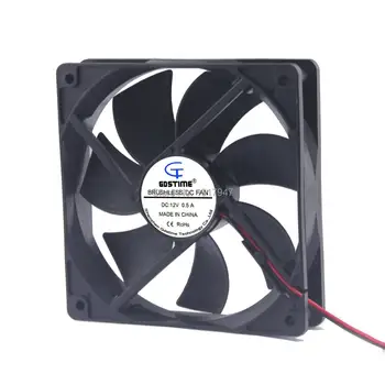 

1Pieces Gdstime DC 12V 2Pin 12025 12cm 120mm x 25mm Hydraulic PC Computer Case Cooling Fan