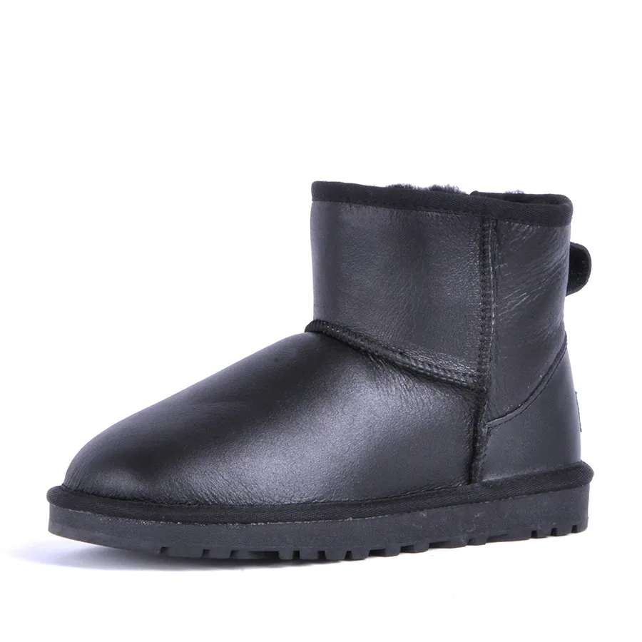 

Top Quality Women Snow Boots Winter Warm Women Boots Genuine Sheepskin Leather 100% Natural Fur Women Ankle Shoes