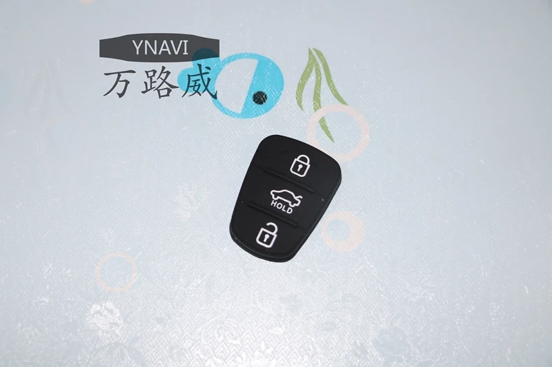 1pc Of New rubber button pad For Kia RIO K5 K2 Hold Car Blank Case Cover