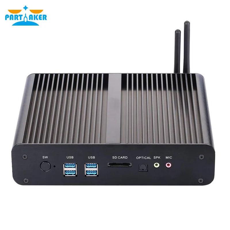 Мини ПК Windows i7 4650u 4500u Barebone HTPC Intel Nuc Безвентиляторный Компьютер Haswell Graphics HD 5000 300M