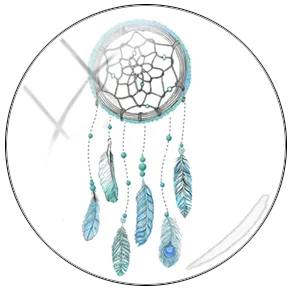 TAFREE beauty Dreamcatcher Рисунок 5 шт. 12 мм/15 мм/16 мм/18 мм/20 мм/25 мм круглый стеклянный кабошон демонстрационный плоский задний вывод - Цвет: BM07