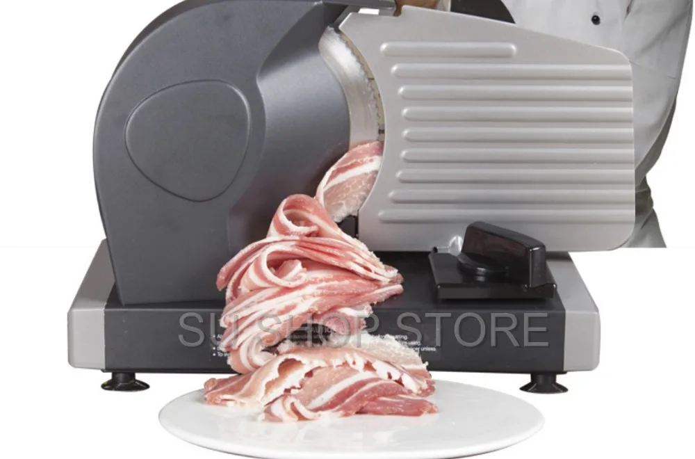 MINI electric meat slicer mutton roll frozen beef cutter lamb Vegetable cutting machine stainless steel mincer