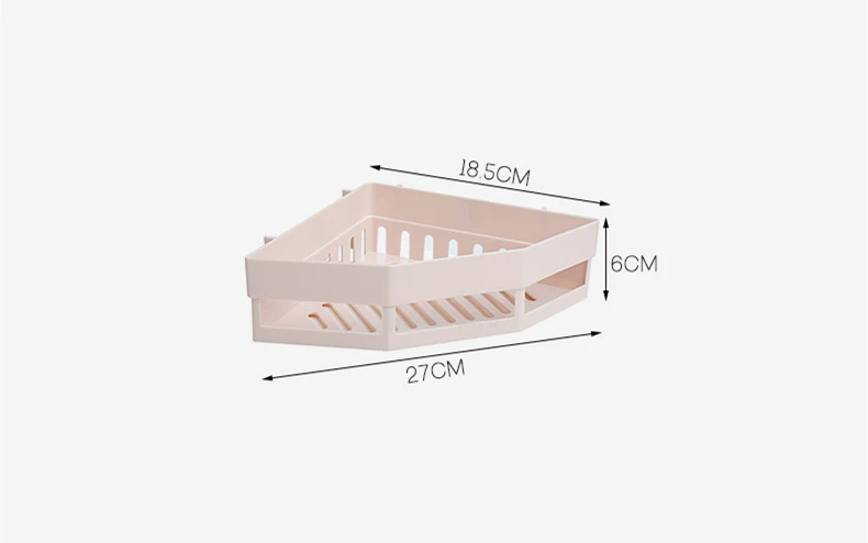 JiangChaoBo угловая полка для ванной комнаты, бесшовная настенная стойка для хранения штатива