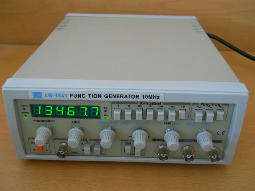Новый функциональный генератор сигналов различной формы для радиолюбителей и профессионалов LW-1643