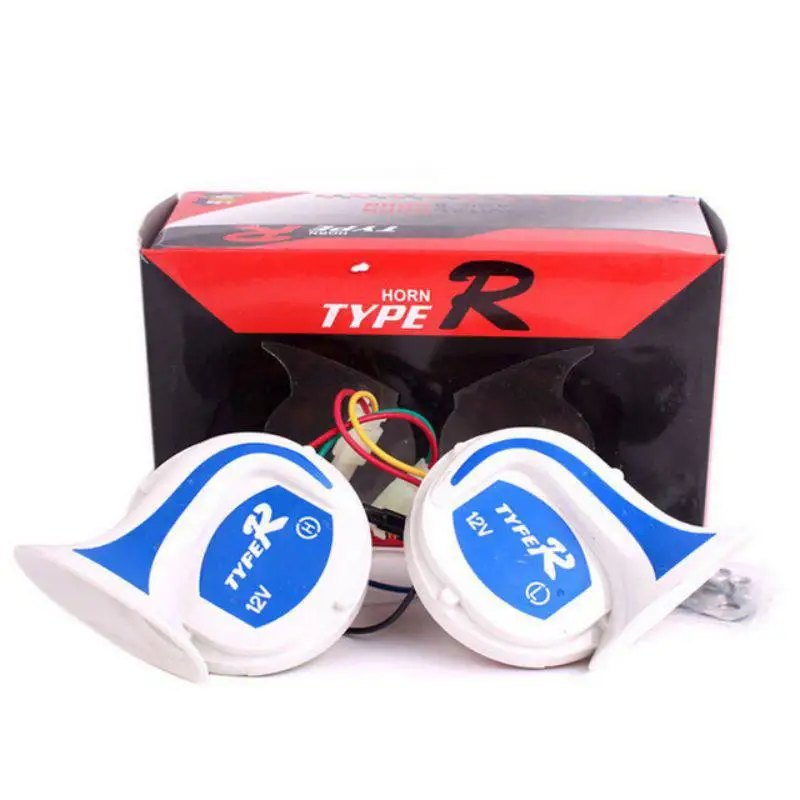 

2Pcs Car Loudspeaker Alarm 8-Tone Snail Horn Universal 12V 150db Tone Super Loud Tuned Speaker For Motorcycle