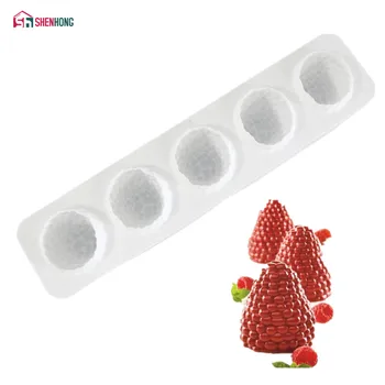 

New Strawberry Cake Mould Silikonform Fruit Moule Flower Sansai Silicone Mold For Baking Frozen Fondant Dresser Mousse