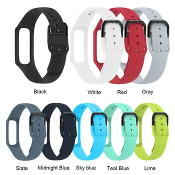 

New Arrival Silicone Sport Watchband for Samsung Galaxy Fit-e SM-R375 Smart Bracelet Men Women Replacement Strap Band for R375