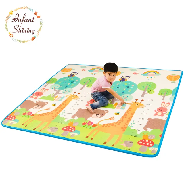 Baby Play Mat Floor XPE 2CM Thick Foam Carpet Crawling Pad Living Room