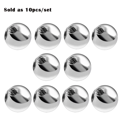 Buy 16G 14G Titanium Screw Piercings Balls Nose Rings