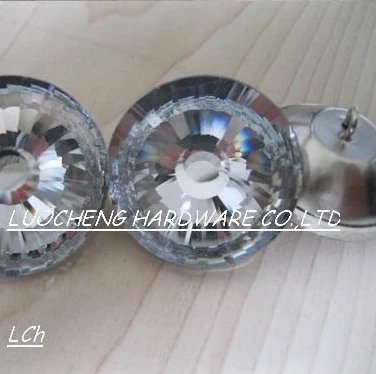 200PCS/LOT 18 MM GLASS BUTTONS CRYSTAL BUTTONS SUNFLOWER CRYSTAL BUTTONS FOR SOFA INDUSTRY OR OTHER DECORATION FILEDS