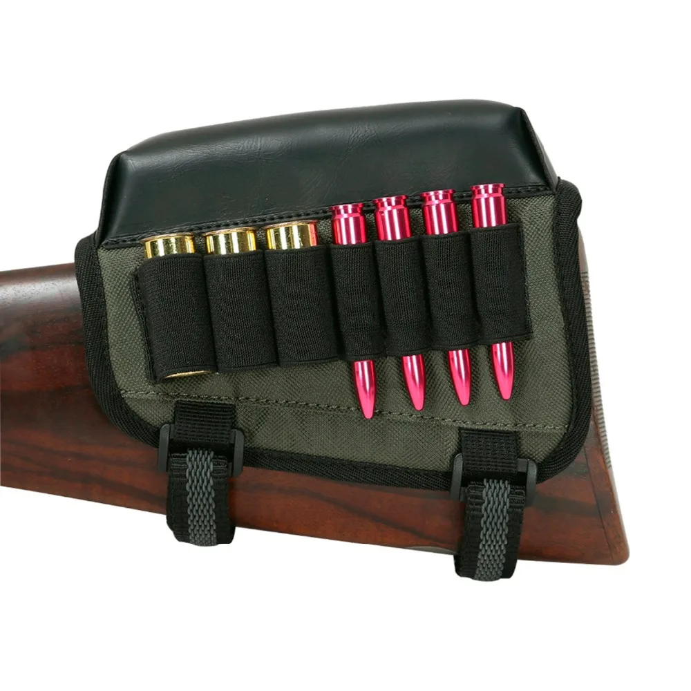 Tourbon Caza de Cuero Sin Cordones Pistola Escopeta//rifle Almohadilla De Retroceso Culata extensión