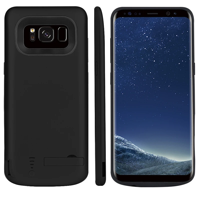 Чехол с зарядным устройством на 5000/6500 мА · ч для Samsung Galaxy S8 портативный дорожный