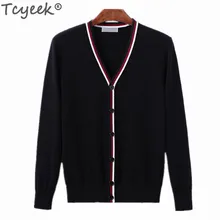 Tcyeek свитер мужской Auutmn Одежда корейский модный кардиган весенние куртки повседневное пальто мужские свитера Trui Heren LWL673