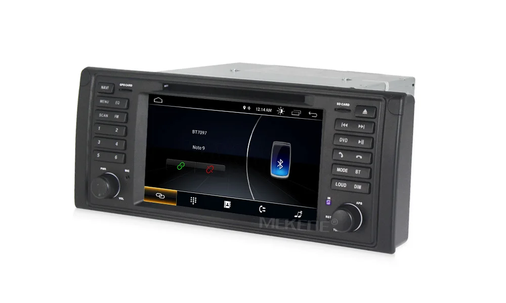 MEKEDE 1din Android 9,0 автомобильный DVD gps плеер для BMW E39 E53 X5 M5 с wifi BT gps навигацией 3g мультимедиа