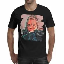 Billie Eilish Logo O Neck You Should See Me In A Crown Black T-Shirt S-3XL T Shirt Fashiont Shirt Free Shipping Top Tee you had me at trombone logo men s sweat shirt