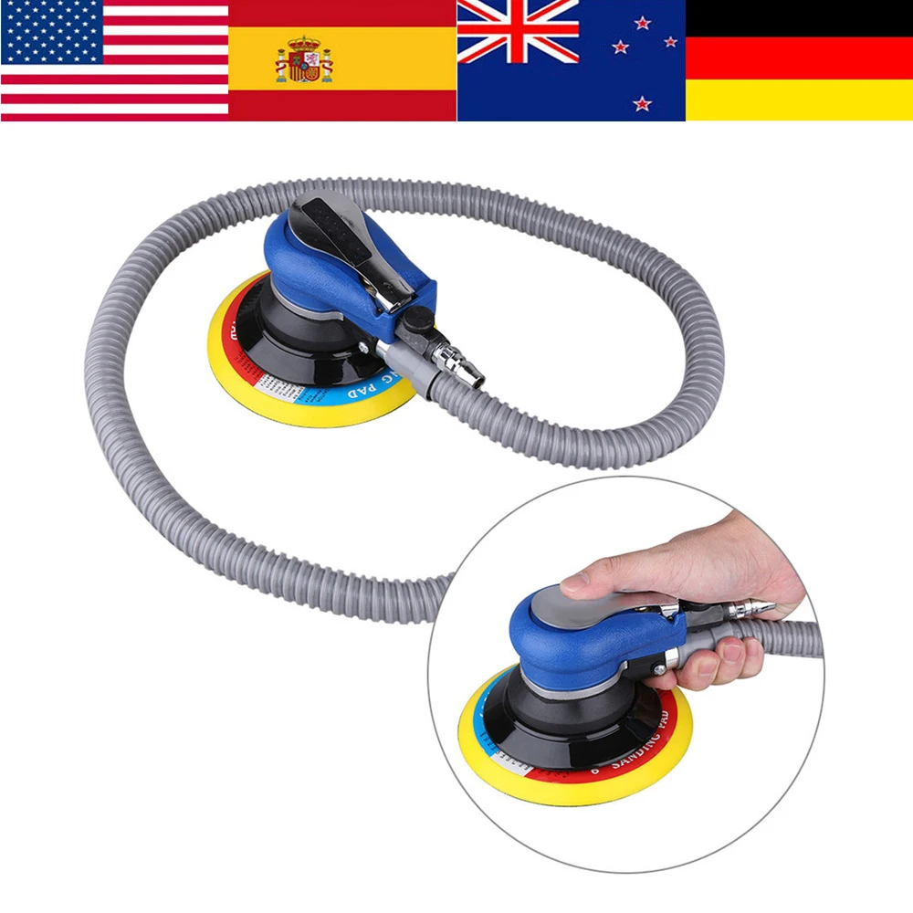 WALFRONT Air Sander Pneumatic Tools 84 L/Min Polisher Buffing Pneumatic