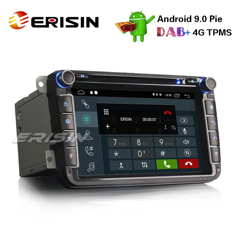 Discount Erisin ES3515V 8" Car DVD Player Android 9.0 Car Radio DAB+ 4G GPS for VW Passat Seat Skoda 1