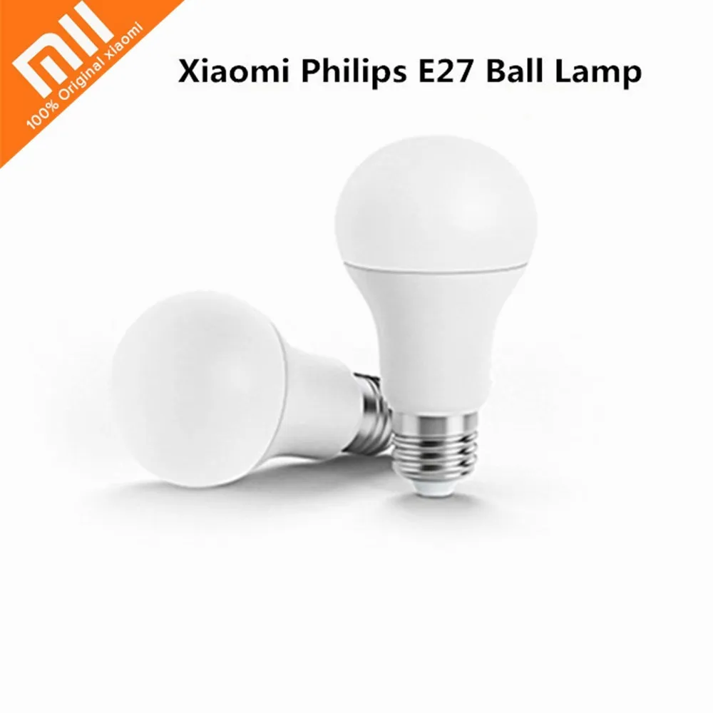 Xiao mi PHILIPS 6 5 W E27 лампа 220-240 V 450LM 3000-5700 K бесступенчатая Dim ng умная светодиодная