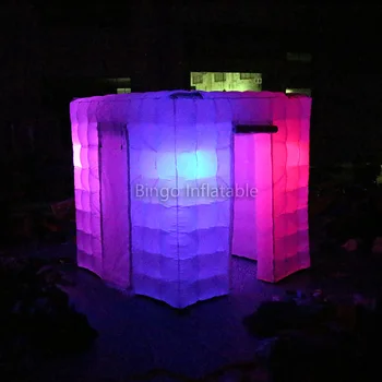 

inflatable photobooth tent with led,TWO Doors Inflatable Portable Photo Booth Tent with Free Props Kit 2.4m 8ft. BG-A0693toytent