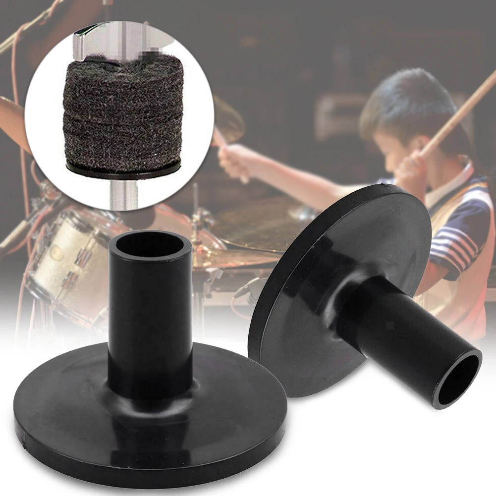 8pcs Percussion Durable Wear Resistant With Flange Base Stand Rustproof Cymbal Sleeves Set Portable Practical For Drum Accessory