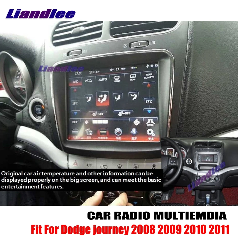 Best Liandlee Android 6.0 2+16 For Dodge journey 2008 2009 2010 2011 Car CD DVD Player Radio GPS Navi Navigation Maps Camera OBD TV 3