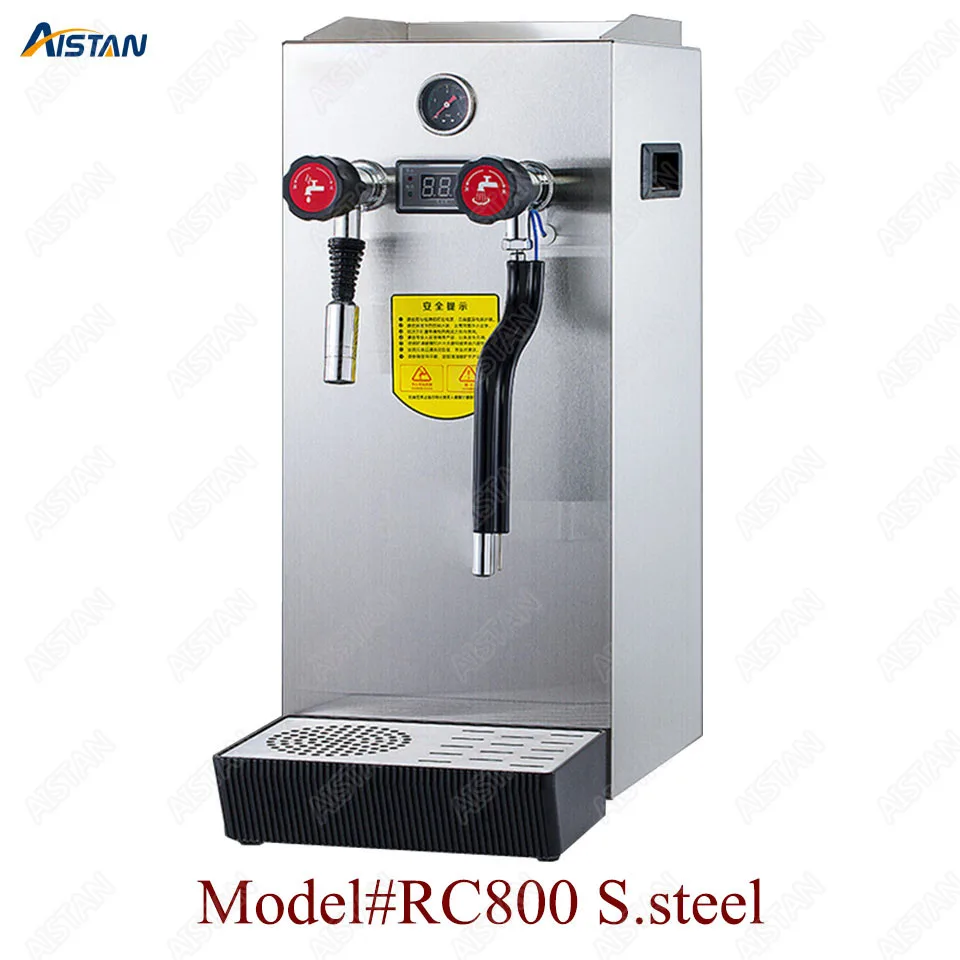 RC800 Electric Steam Water Boiler Tea Boiler Milk bubble maker Machine for commercial bar and store