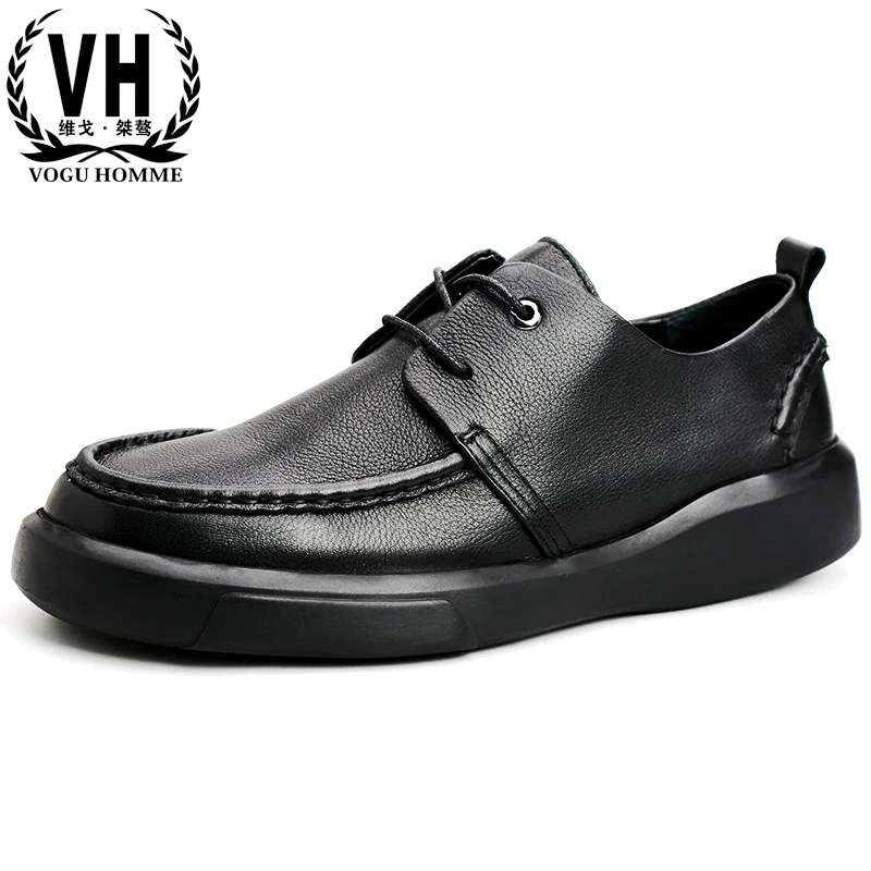 

mens shoes genuine leather Lace-Up Business Men Shoes,Men Dress Shoes cowhide fashion boots men casual shoes spring autumn