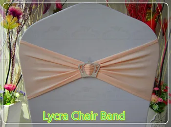 

2-2 --With Crown Buckle-- Single Layer Spandex/Lycra/Expand Bands/Chair cover sash/Table For Wedding Party Banquet Decorations
