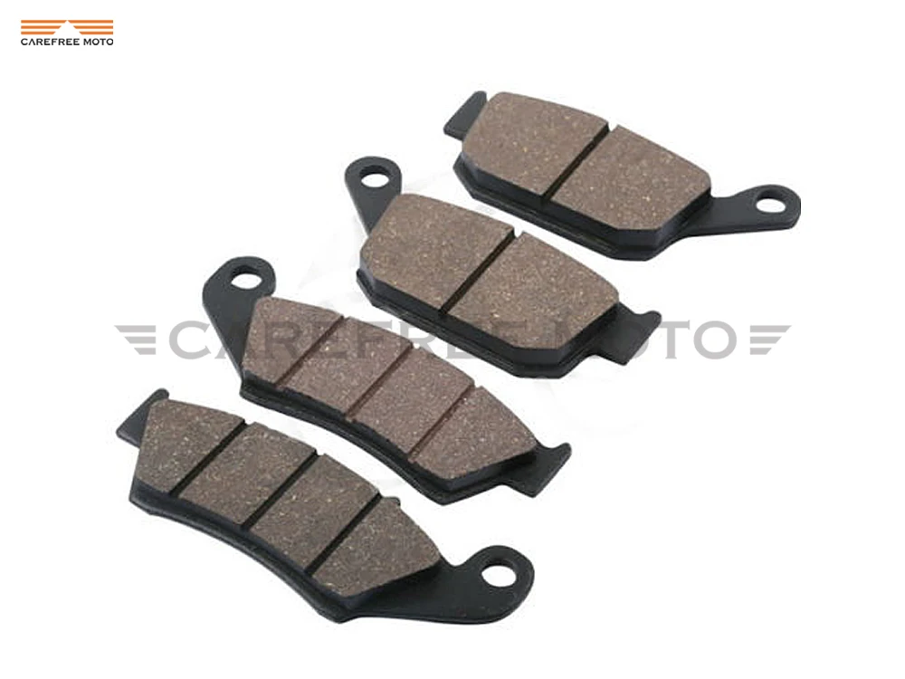 4 PCS Motorcycle Front Rear Brake Pads case for HONDA NX 650 DOMINATOR XL600V XL650V TRANSALP XRV750R 1995-2000