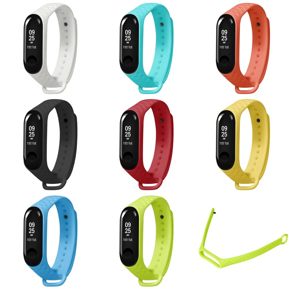 

Silicone WristBand Bracelet Wrist Strap Replacement for XIAOMI MI Band 3 LHY Sale