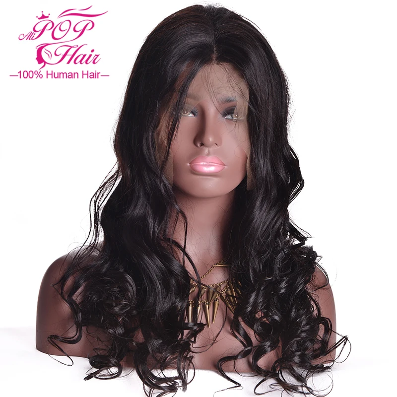 

7A Brazilian Water Wave Lace Front Wig Full Lace Human Hair Wigs With Baby Hair Lace Front Human Hair Wigs For Black Women