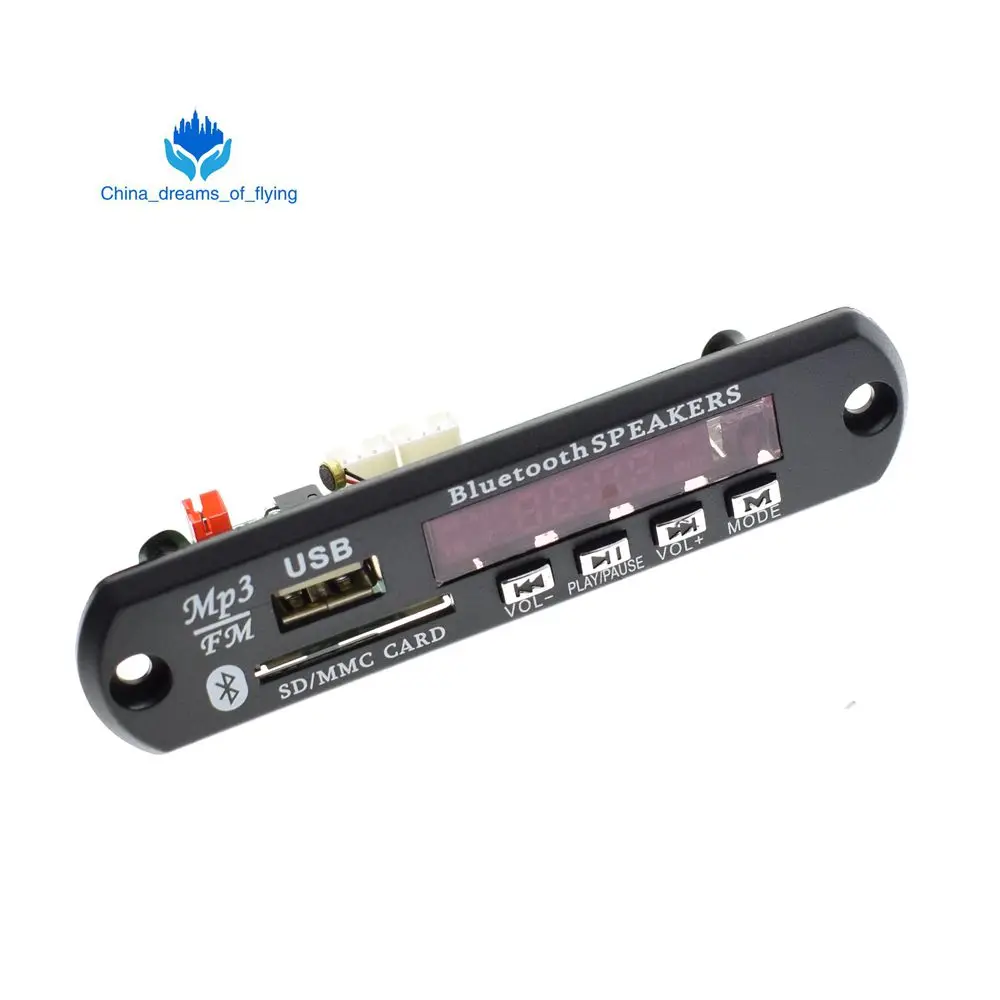 Плата декодирования Bluetooth MP3 модуль со слотом для sd карты USB FM пульт