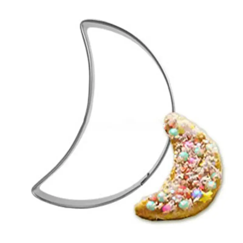 

Ramadan Islamic Eid Mubarak Moon Stainless Steel Cookie Cutter Biscuit Pastry Cake Decor Baking Fondant DIY Mold Tools