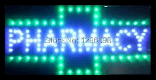 

CHENXI Special Offer Hot Sale Graphics 15mm indoor Ultra Bright 24X13 Inch PHARMACY shop sign of led-
